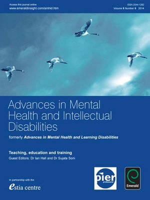 cover image of Advances in Mental Health and Intellectual Disabilities, Volume 8, Issue 6